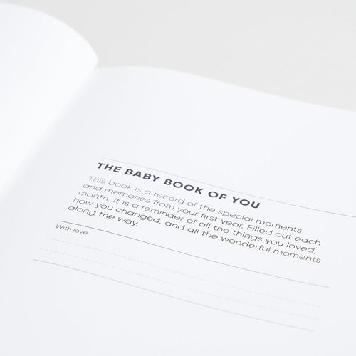 The Baby Book of You - Green