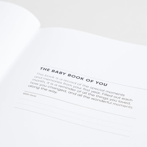 The Baby Book of You - Red