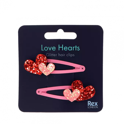 Love Heart Hair Clips