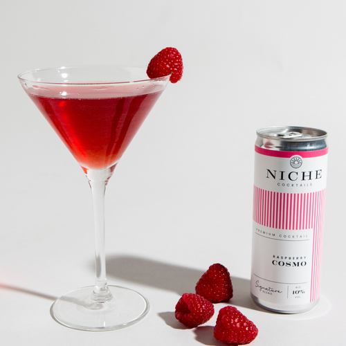 Raspberry Cosmo Canned Cocktail
