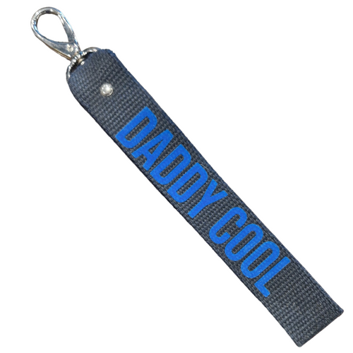 Daddy Cool Canvas Keyring