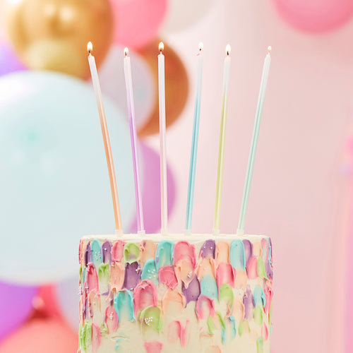 Tall Ombre Cake Candles