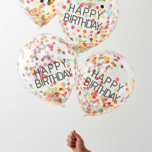 Confetti Birthday Balloons