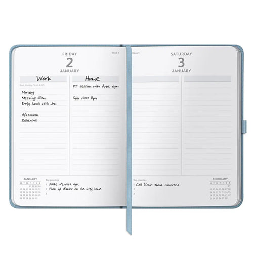 2026 Dual Schedule A5 Diary | Daily Planner | Day A Page