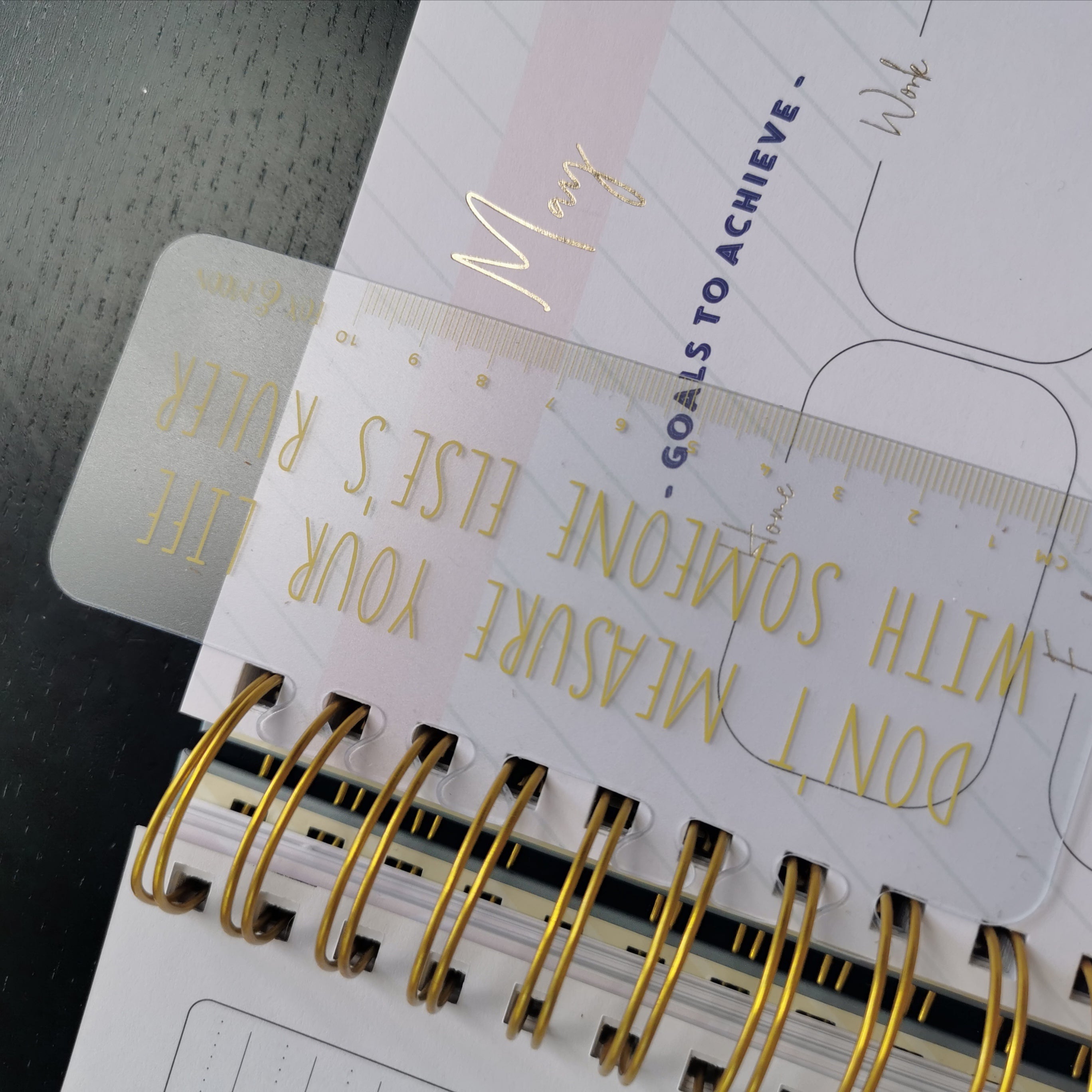 Standard Work Diary Ruler at Diane Carey blog